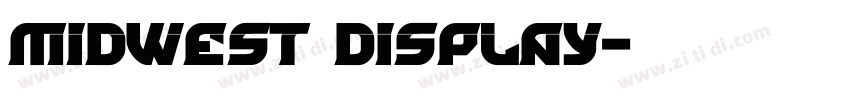Midwest Display字体转换